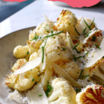 Shaved Cauliflower Salad with Lemon Vinaigrette & Parmesan