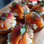 Smoked Salmon Canapés
