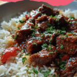 Stewing Beef and Rice