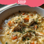 creamy chicken and rice soup