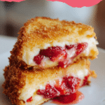 Fried Strawberry Cheesecake Sandwiches