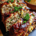 Garlic Parmesan Chicken Meatloaves
