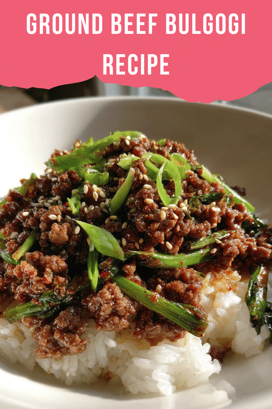 Ground Beef Bulgogi Recipe