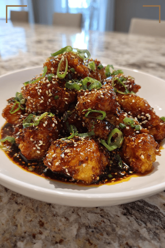 Healthy & Spicy Sesame Chicken