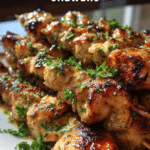Honey Mustard Chicken Skewers