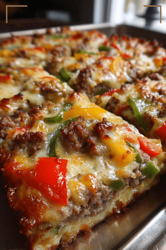 Low Carb Philly Cheesesteak Casserole