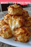 Mashed Potato Cheese Puffs