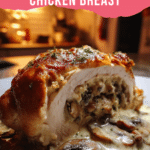 Mushroom Stuffed Chicken Breast