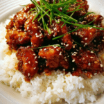 Nutritious Sesame Chicken with Rice