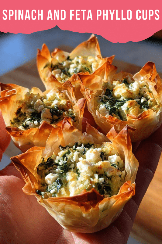 Spinach and Feta Phyllo Cups