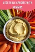 Vegetable Crudité with Hummus